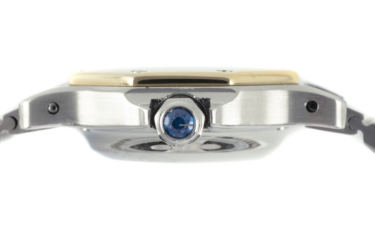 Cartier Santos Womens watch Automatic Gold Steel 09078 6