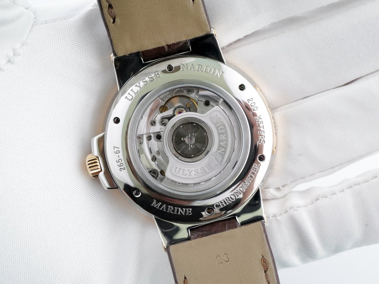 Ulysse Nardin Marine Chronometer 43mm Mens watch Unisex Automatic Gold Steel 265-67 45 6