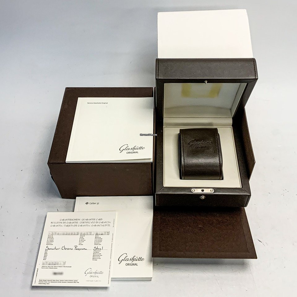 Glashtte Original Senator Chronograph Panorama Date Mens watch Unisex Automatic Steel 37-01-03-02-35 6