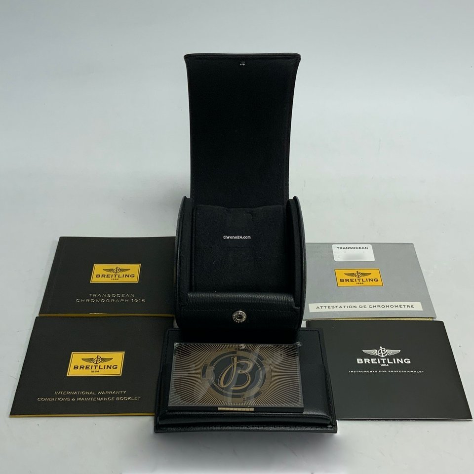 Breitling Transocean Chronograph 1915 Mens watch Unisex Manual winding Steel AB141112 G799 6