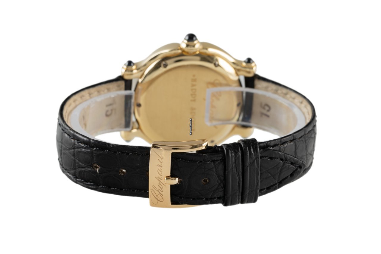 Chopard Happy Sport Womens watch Quartz Yellow gold 27 6137.23 6