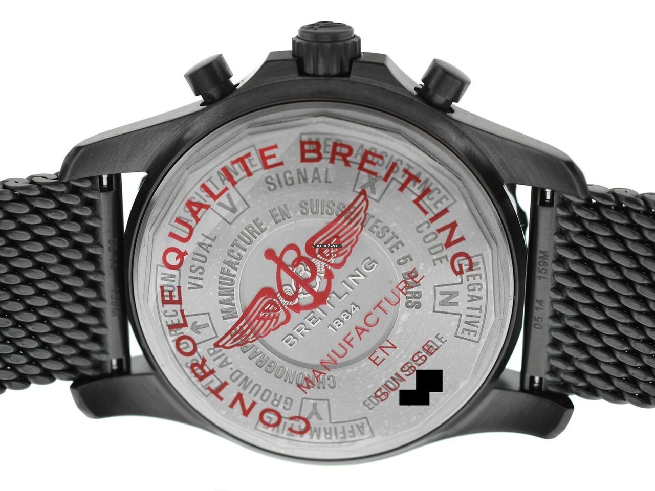 Breitling Chronospace Military Mens watch Unisex Quartz Steel M7836622-BD39 6