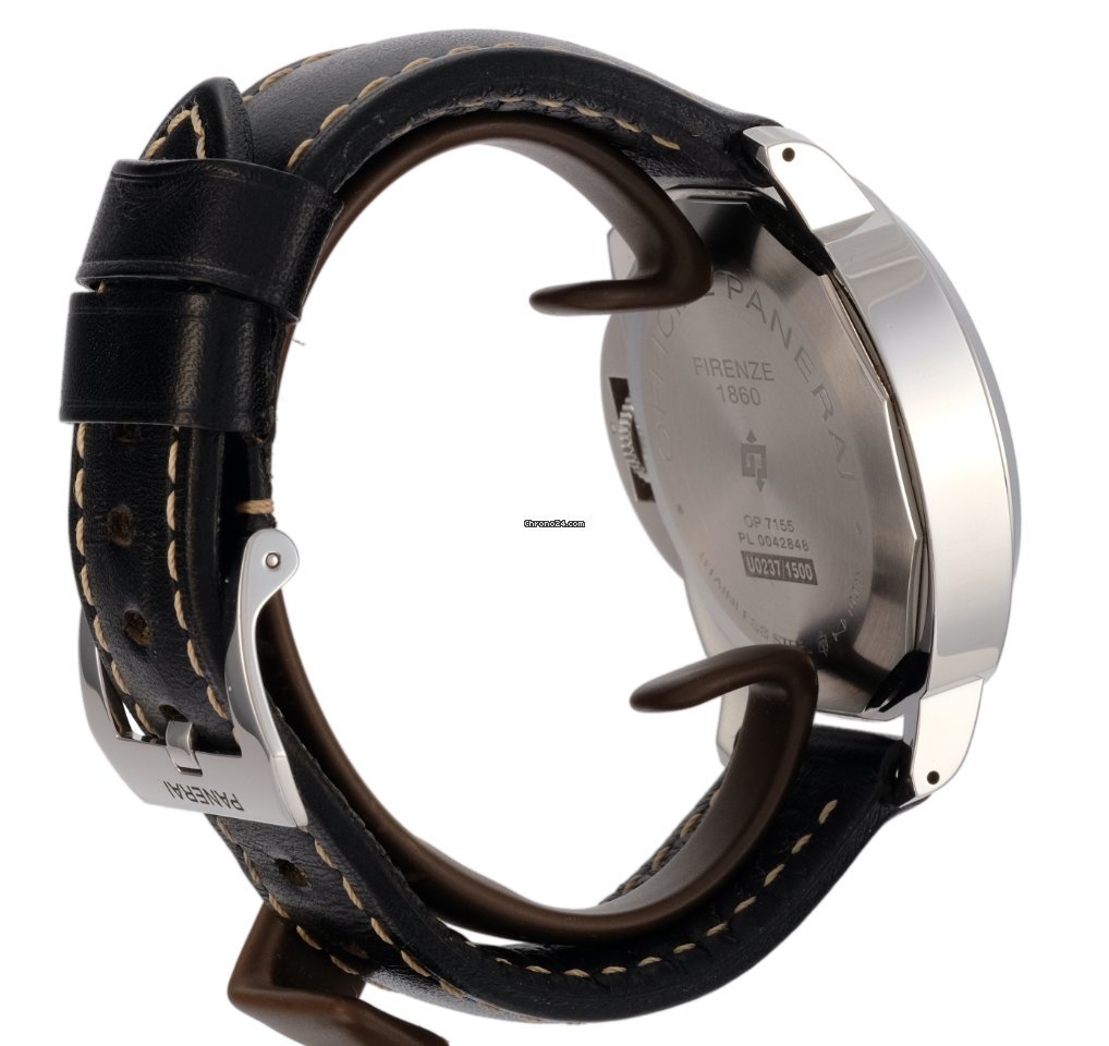 Panerai Luminor Base Logo Mens watch Unisex Manual winding Steel PAM 00773 6