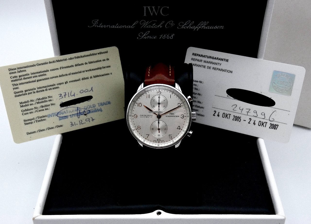 IWC Portuguese Chronograph Steel IW3714001 6
