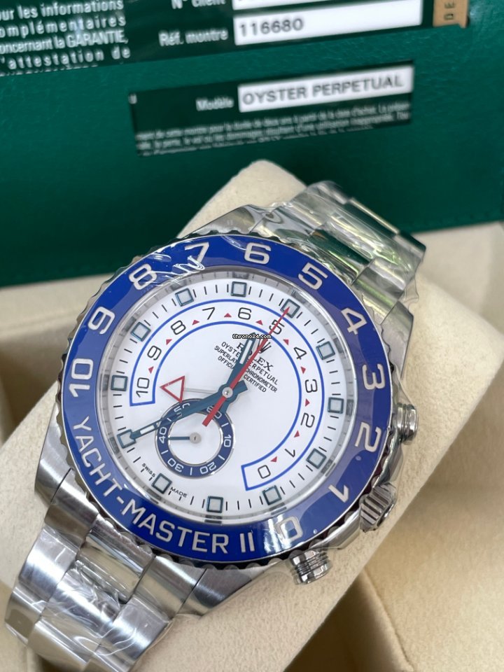 Rolex Yacht-Master II Mens watch Unisex Steel Automatic 116680 6