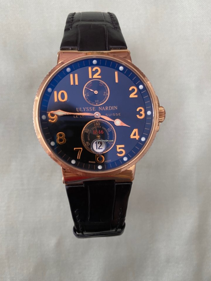 Ulysse Nardin Marine Chronometer 41mm Mens watch Unisex Automatic Rose gold 266-66-3 62 6