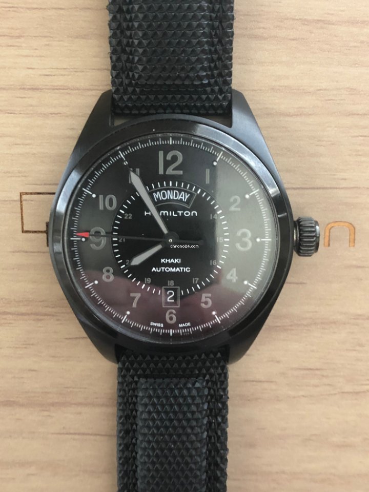 Hamilton Khaki Field Day Date Mens watch Unisex Automatic Steel H70695735 6