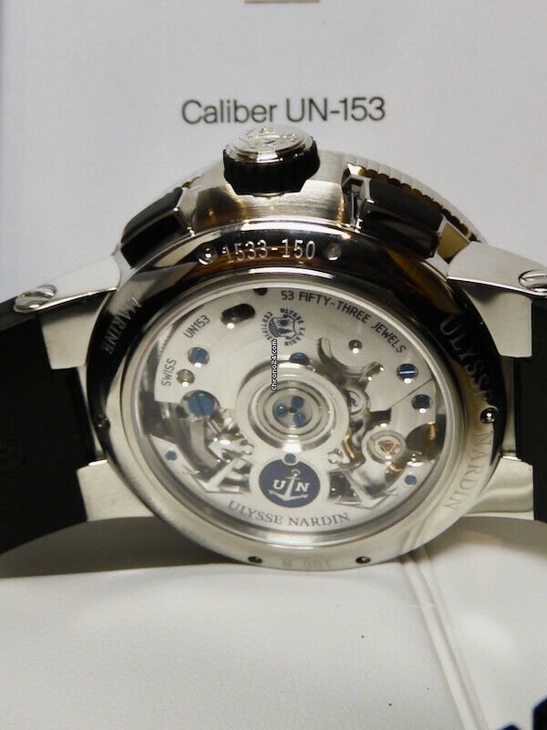 Ulysse Nardin Marine Chronograph Automatic Steel 1533-150 40 6