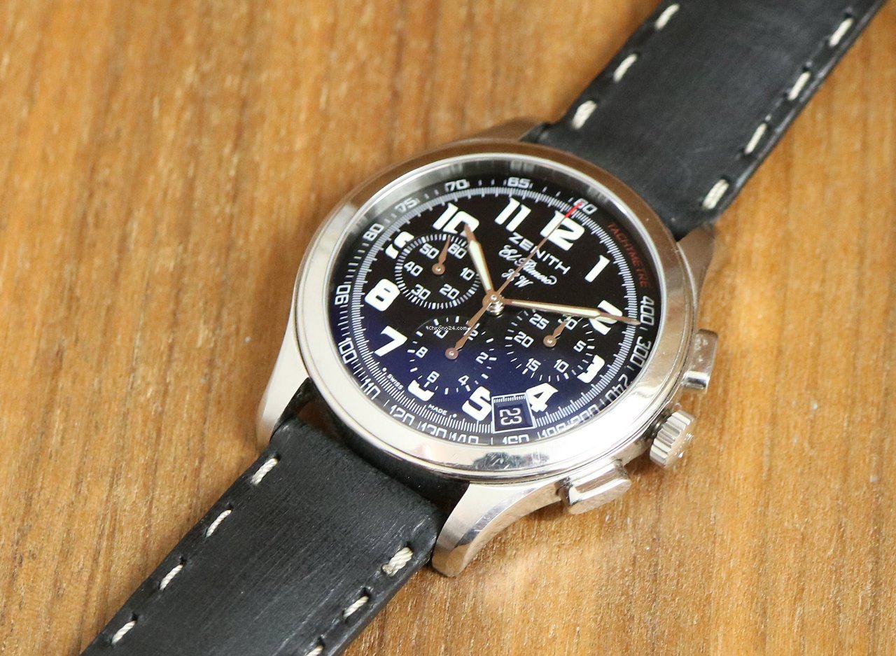 Zenith El Primero Chronograph Mens watch Unisex Manual winding Steel 01.0500.420 6