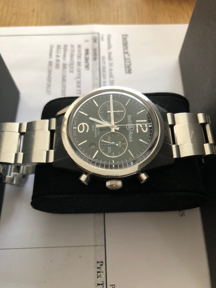 Bell & Ross Vintage Mens watch Unisex Automatic Steel BRG126-BL-ST SST 6
