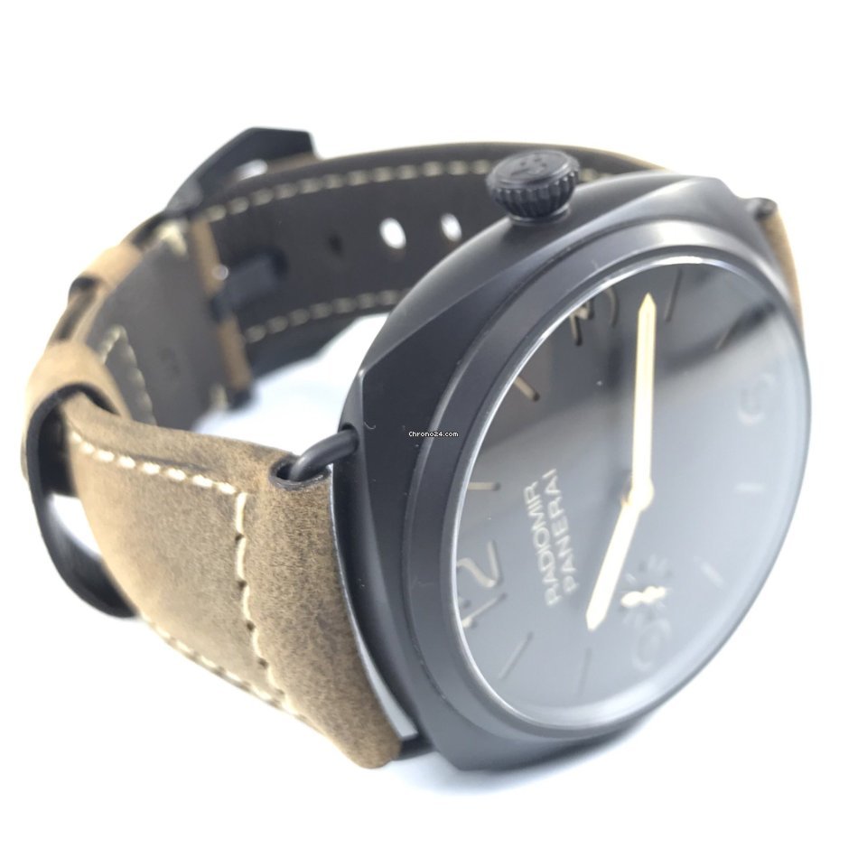 Panerai Radiomir 3 Days 47mm Mens watch Unisex Manual winding Ceramic PAM 00504 6