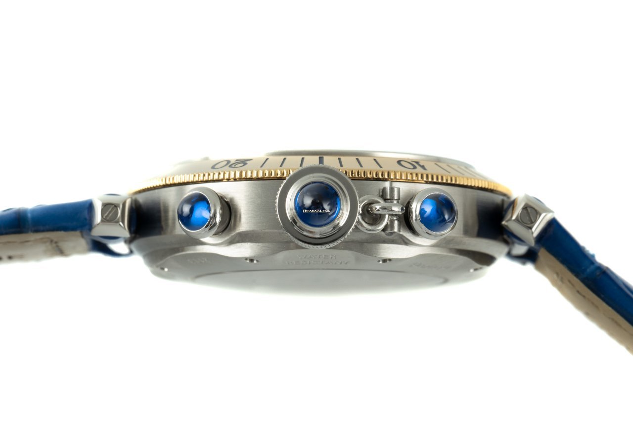 Cartier Pasha Mens watch Unisex Automatic Gold Steel 2113 6