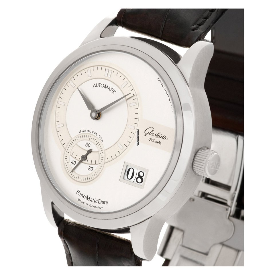Glashtte Original PanoMaticDate Mens watch Unisex Automatic Steel 90-01-02-02-04 6