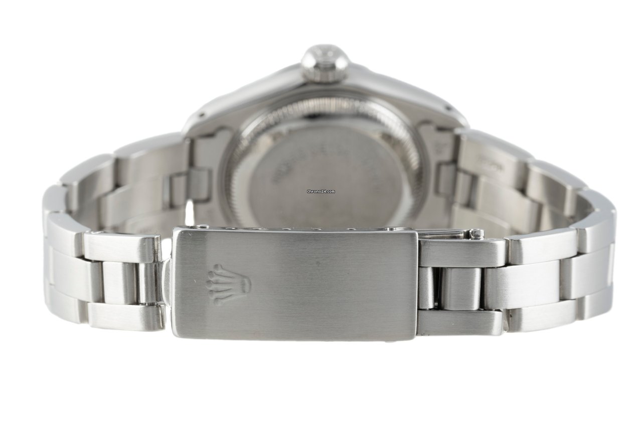 Rolex Oyster Perpetual Lady Date Womens watch Steel Automatic 69160 6