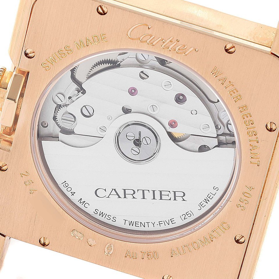 Cartier Tank Anglaise Mens watch Unisex Automatic Rose gold WT100021 6