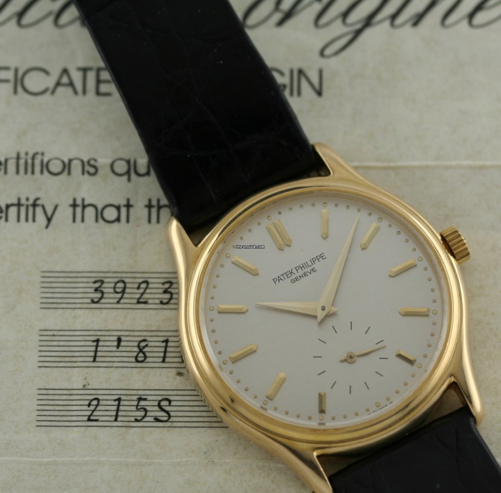 Patek Philippe Calatrava Mens watch Unisex Manual winding Yellow gold 3923 6