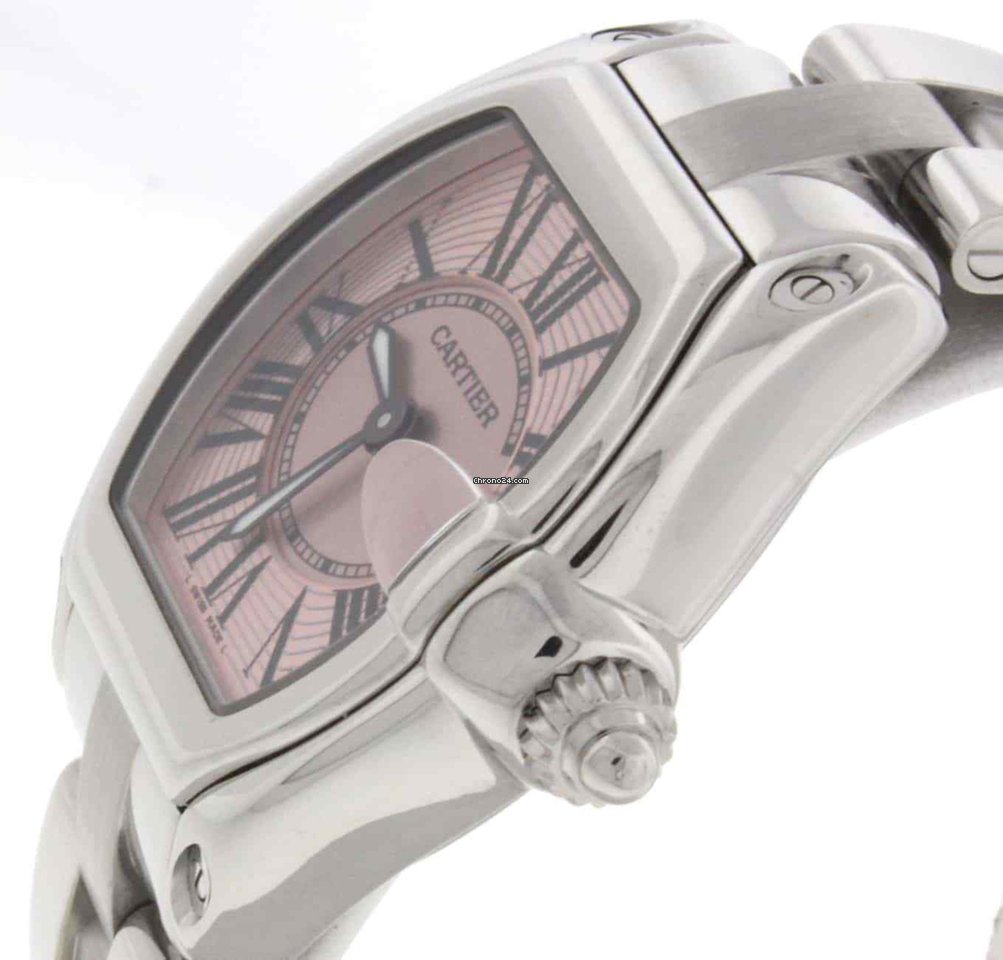 Cartier Roadster Mens watch Unisex Quartz Steel W62017V3 2675 6