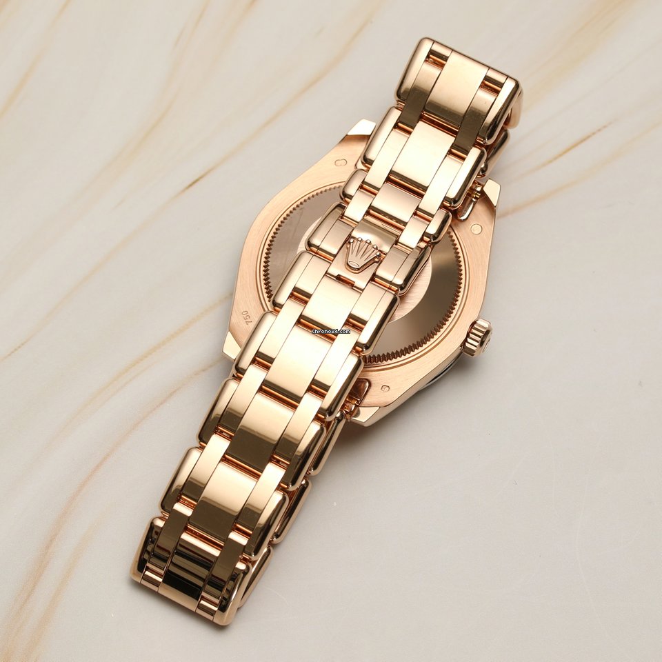Rolex Pearlmaster Mens watch Unisex Rose gold Automatic 81285 6