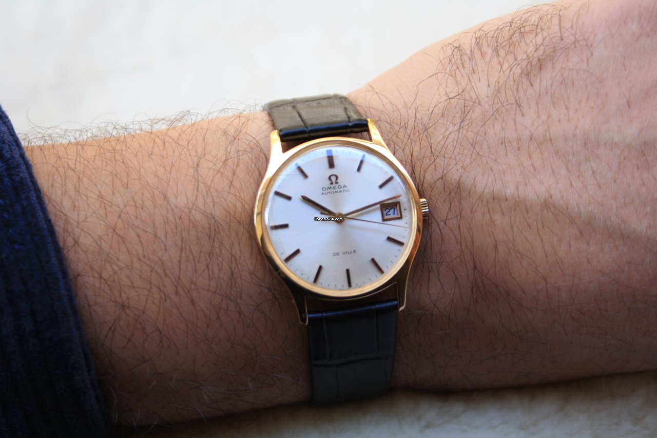 Omega De Ville Mens watch Unisex Automatic Gold Steel 162046 6