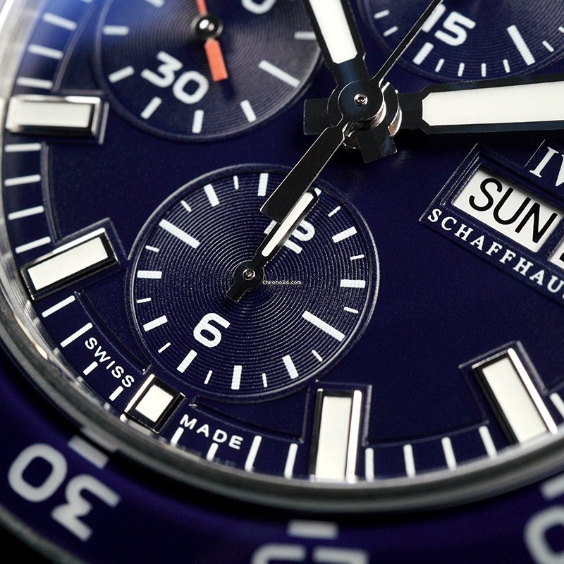IWC Aquatimer Chronograph Mens watch Unisex Automatic Steel IW3767-11 6