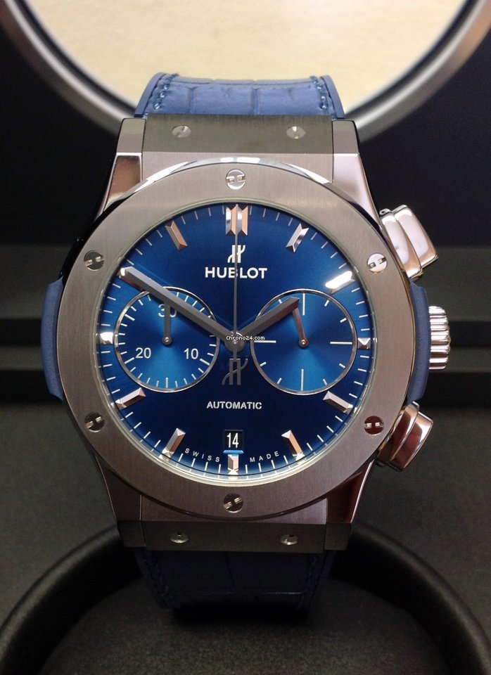 Hublot Classic Fusion Blue Mens watch Unisex Automatic Titanium 521.nx.7170.lr 6