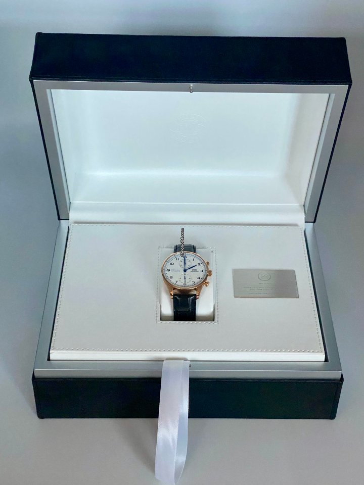 IWC Portuguese Chronograph Automatic Red gold IW371603 6