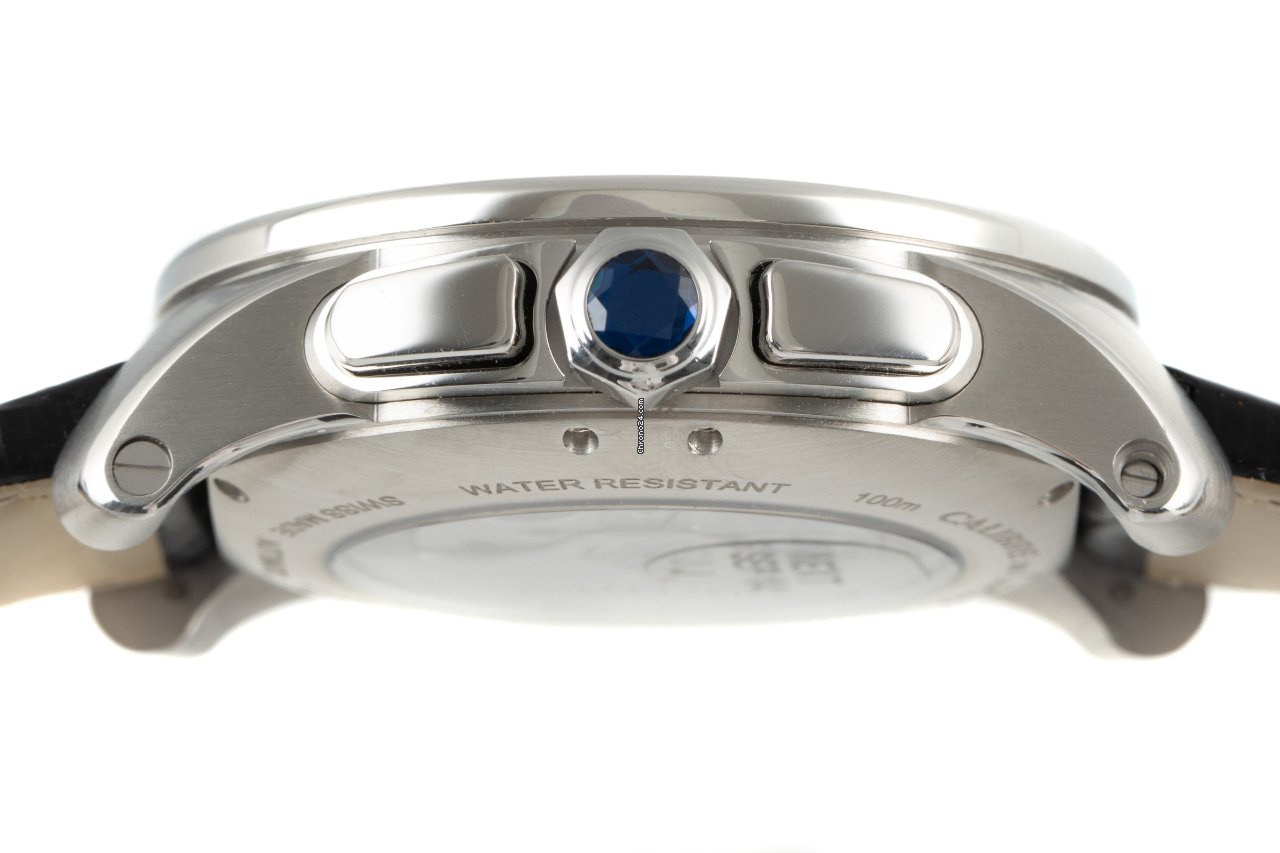 Cartier Calibre de Cartier Chronograph Mens watch Unisex Automatic Steel W7100046 6