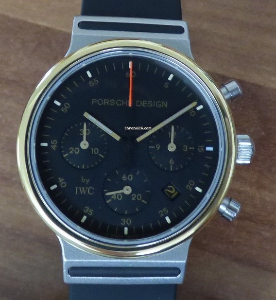 IWC Porsche Design Mens watch Unisex Quartz Gold Steel 3720 6
