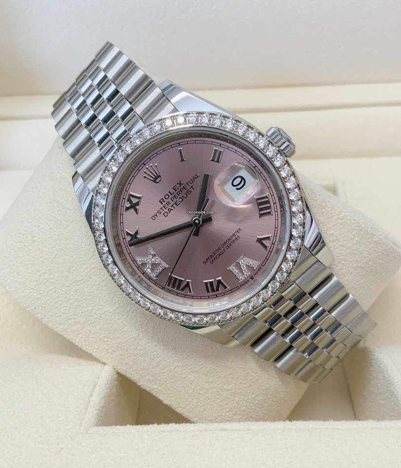 Rolex Datejust 36 Mens watch Unisex Steel Automatic 126284RBR 6