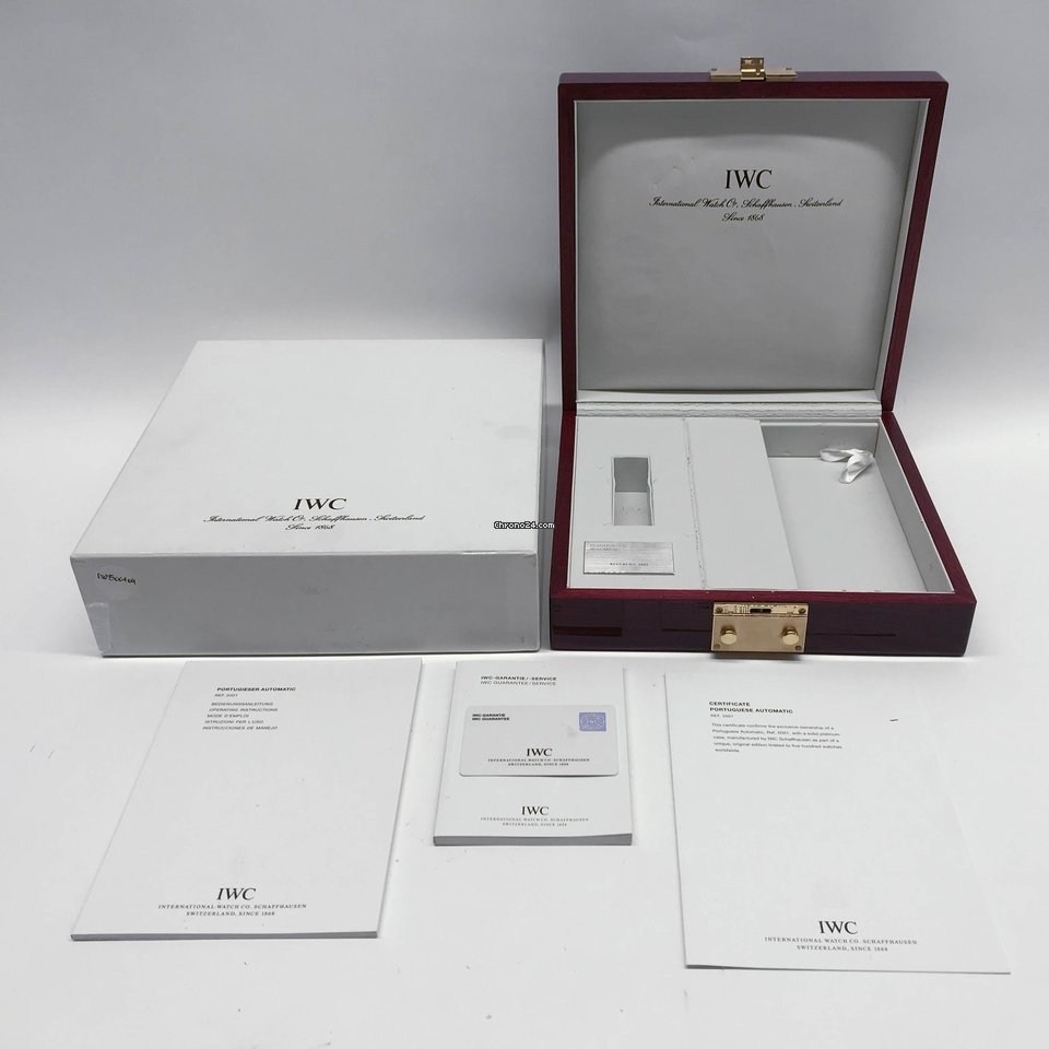IWC Portuguese Automatic Mens watch Unisex Automatic Platinum IW5001-04 6
