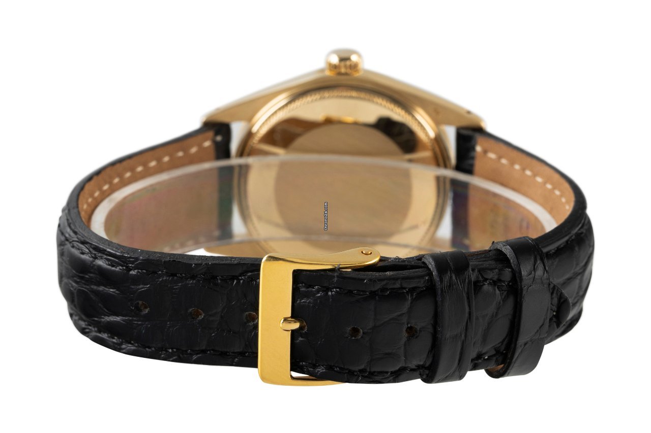 Rolex Oyster Perpetual Date Mens watch Unisex Yellow gold Automatic 1511 6