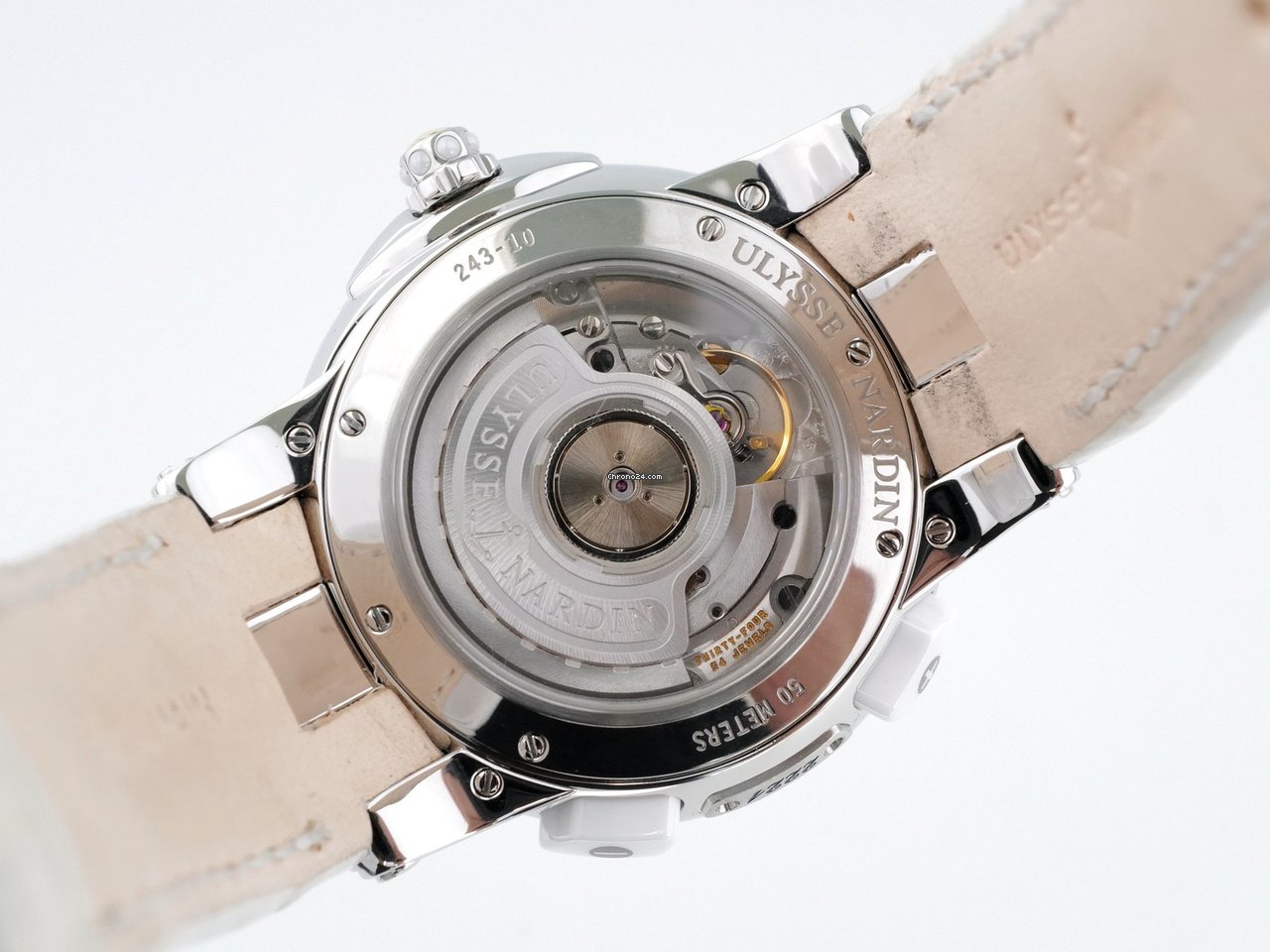 Ulysse Nardin Executive Dual Time Lady Womens watch Automatic Steel 243-10 30-07 6
