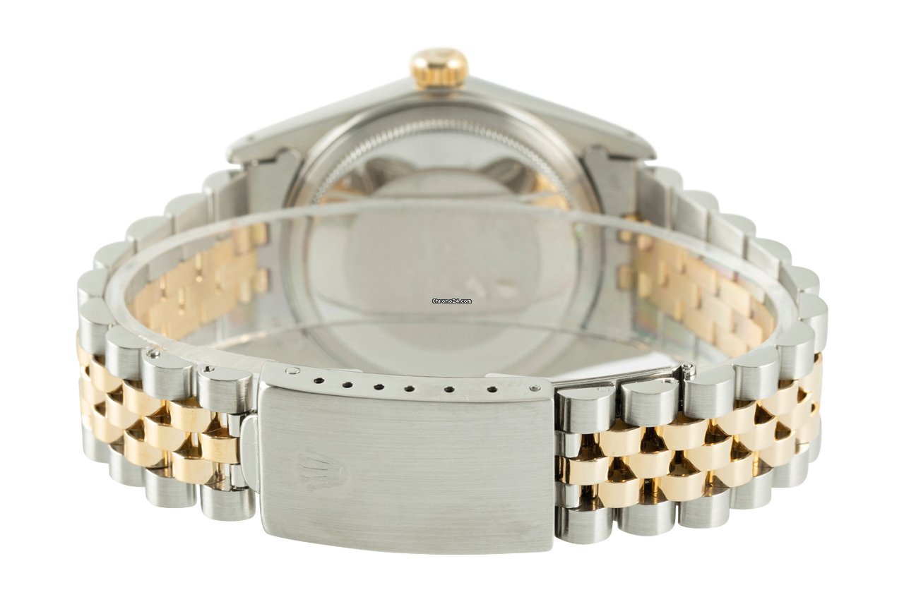 Rolex Datejust 36 Mens watch Unisex Gold Steel Automatic 16013 6