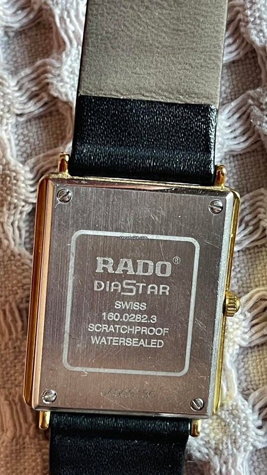 Rado Diastar Mens watch Unisex Quartz Platinum 160.0282.3 6