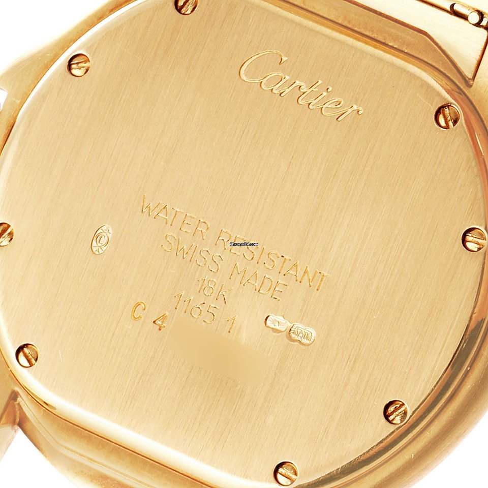 Cartier Cougar Mens watch Unisex Quartz Yellow gold 11651 6