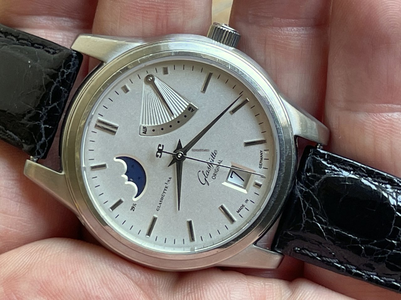 Glashtte Original Senator Power Reserve Display Mens watch Unisex Automatic Steel 39-44-04-12-04 6