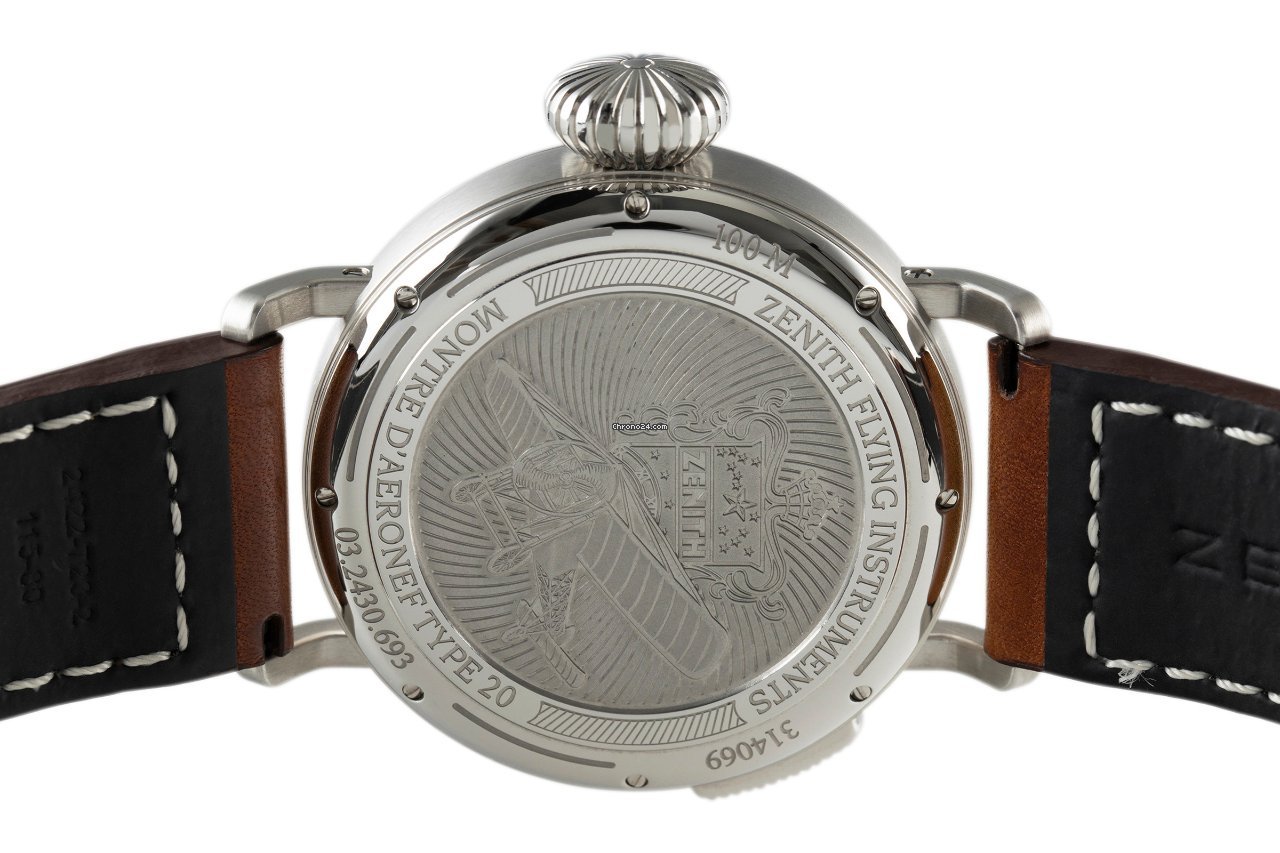 Zenith Pilot Type 20 GMT Mens watch Unisex Automatic Steel 03.2430.693 6