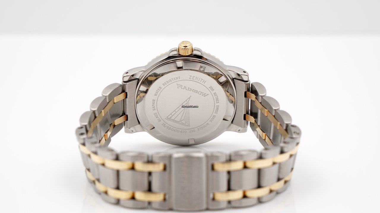 Zenith Mens watch Unisex Automatic Gold Steel 15 53-0470-670 6