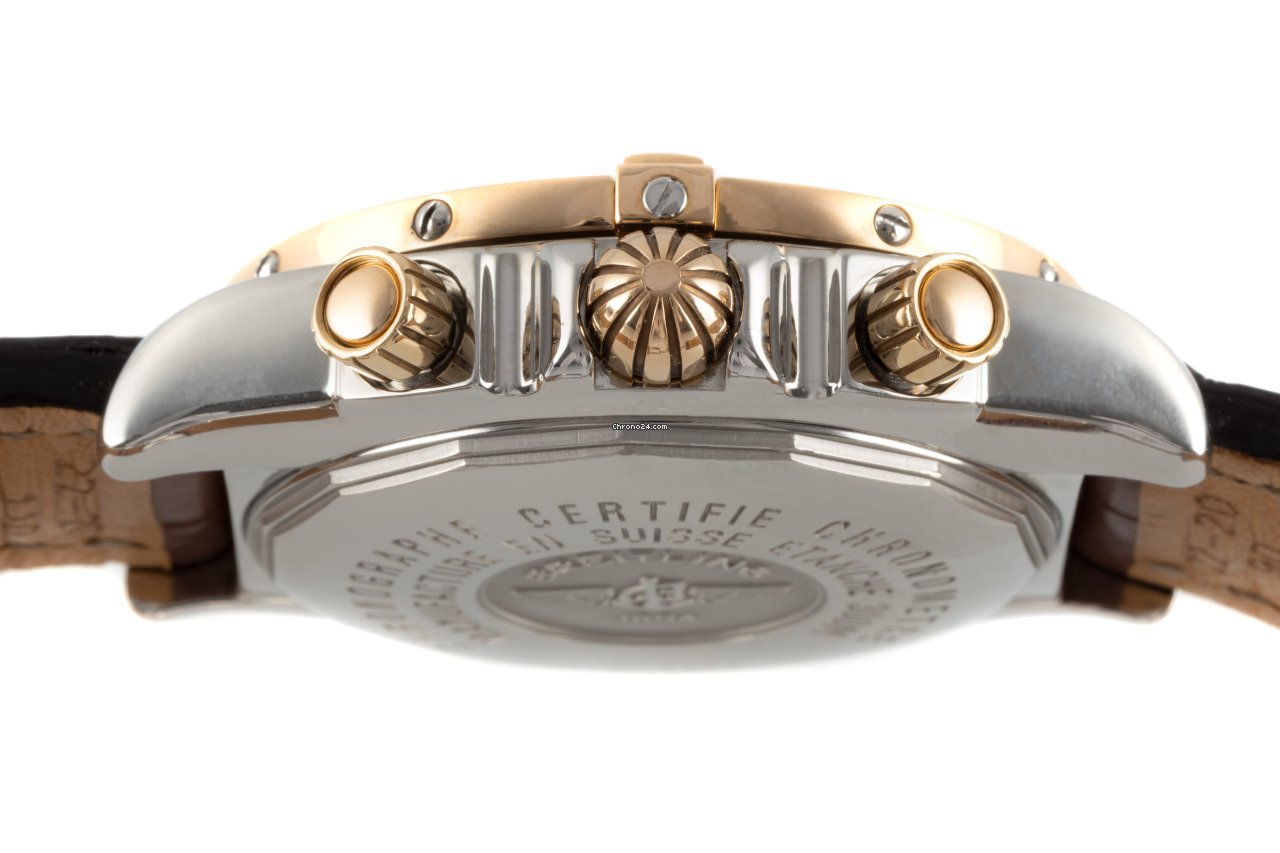 Breitling Chronomat Evolution Mens watch Unisex Automatic Gold Steel C13356 6