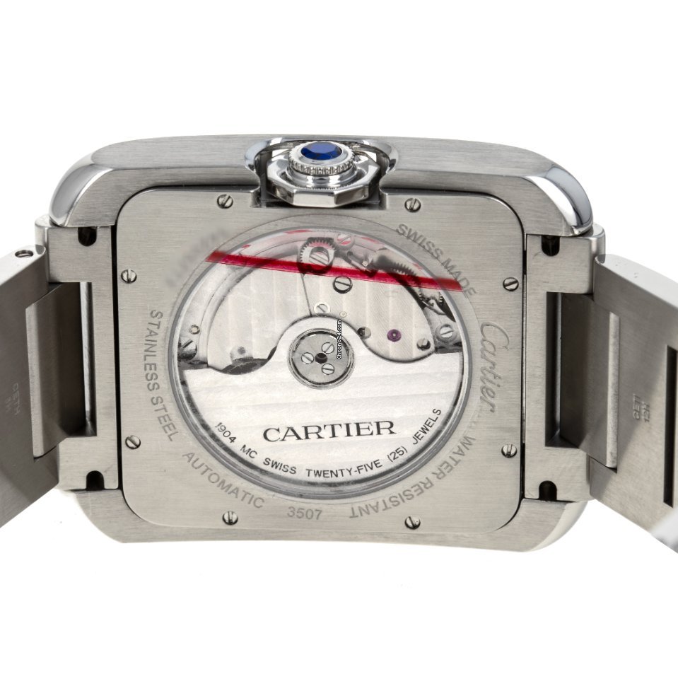 Cartier Tank Anglaise Mens watch Unisex Automatic Steel w5310008  3507 6