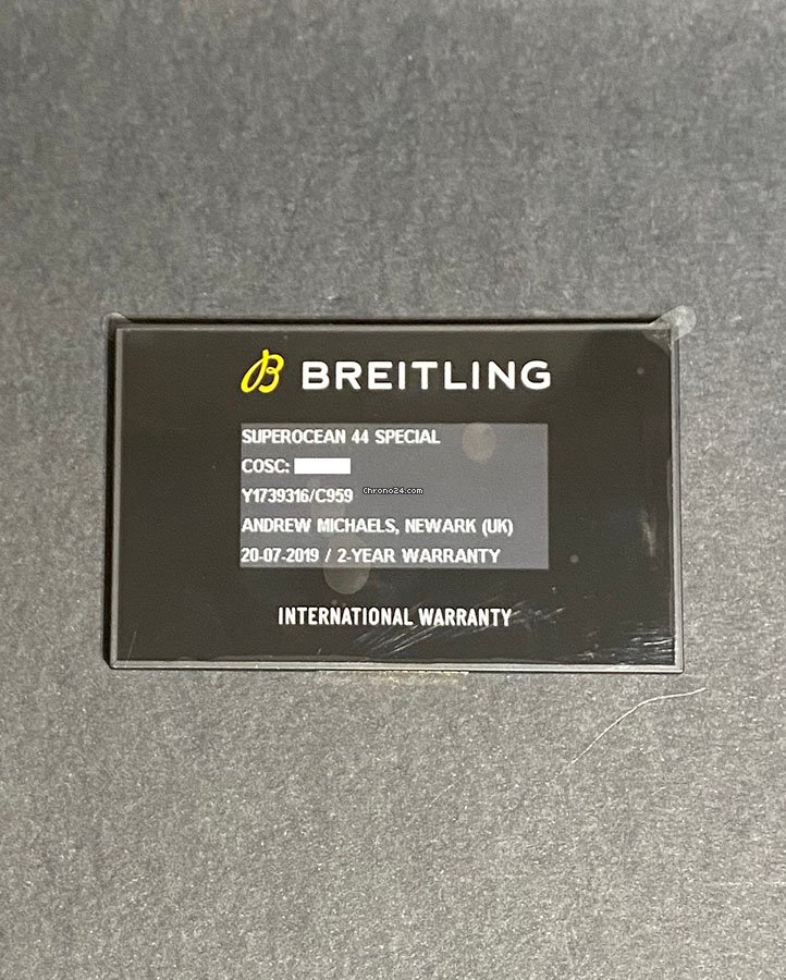 Breitling Superocean 44 Mens watch Unisex Automatic Steel Y1739316 C959 162A 6