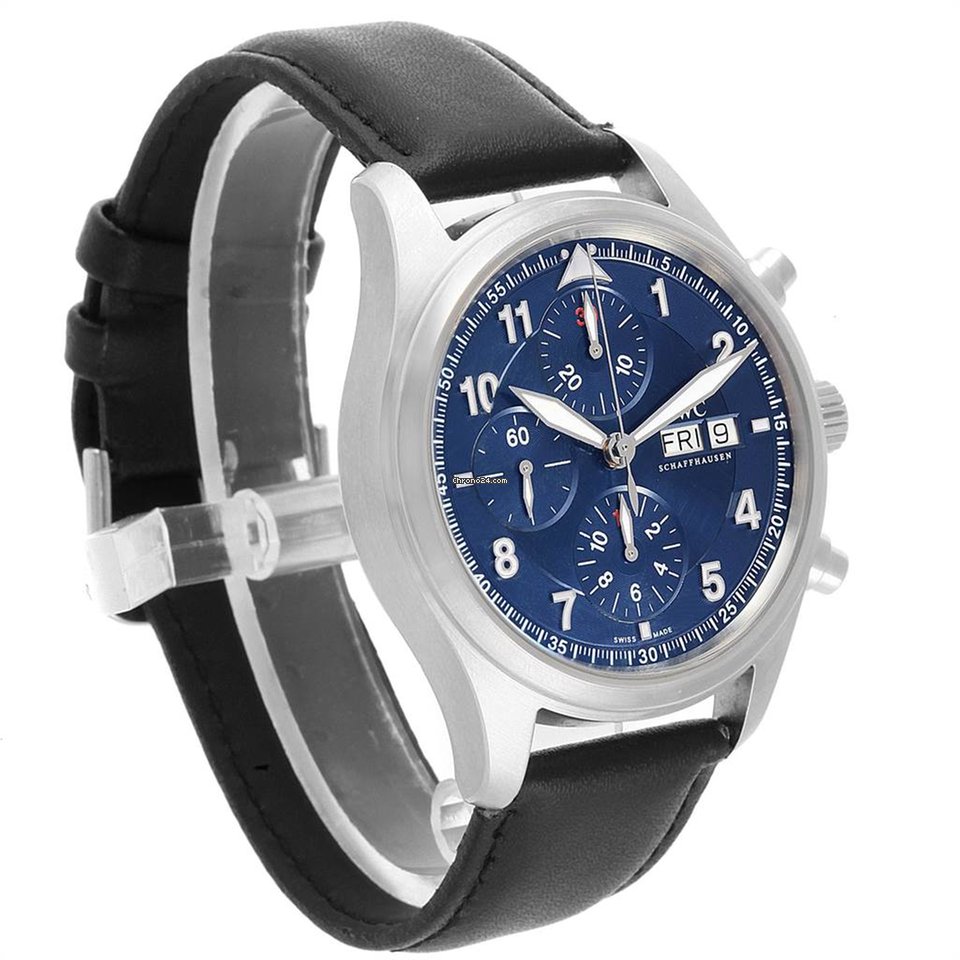 IWC Pilot Chronograph Mens watch Unisex Automatic Steel IW371712 6