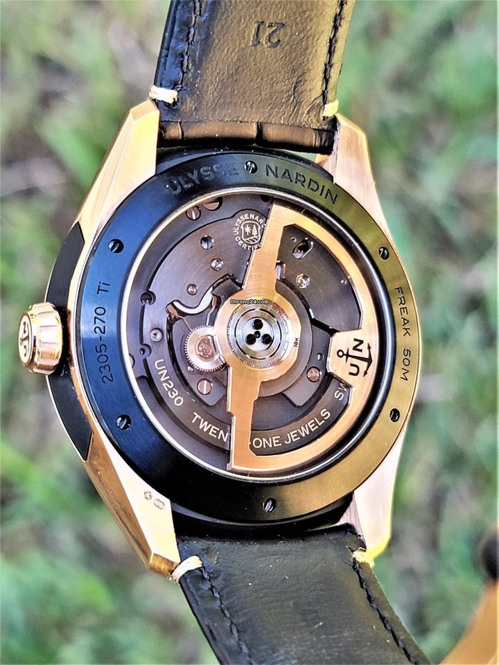 Ulysse Nardin Freak Mens watch Unisex Automatic Rose gold 2305-270 02 6