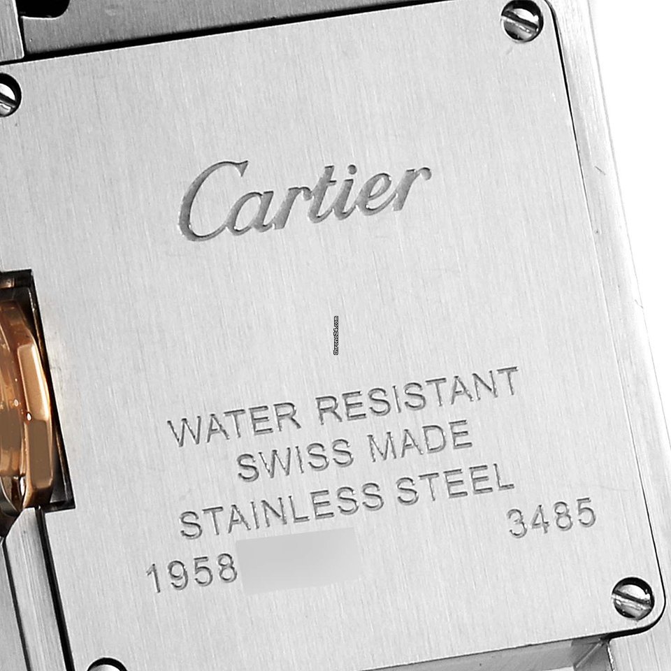 Cartier Tank Anglaise Womens watch Quartz Gold Steel W5310019 6