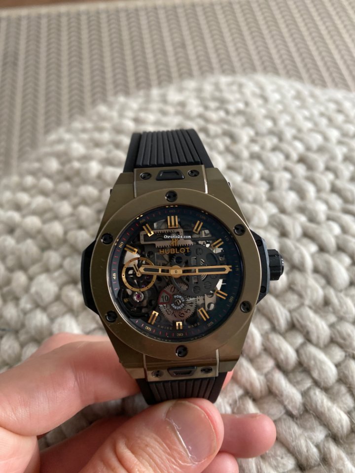 Hublot Big Bang Meca-10 Mens watch Unisex Manual winding Yellow gold 414.MX.1138.RX 6