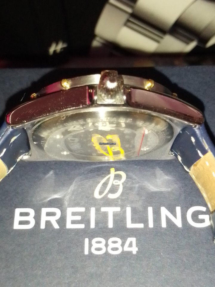 Breitling Mens watch Unisex Automatic Gold Steel B14047 6