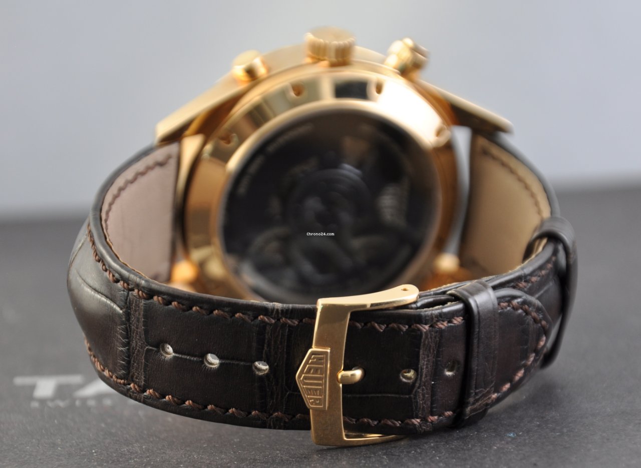 TAG Heuer Carrera Mikrograph Mens watch Unisex Automatic Rose gold CAR5040 6