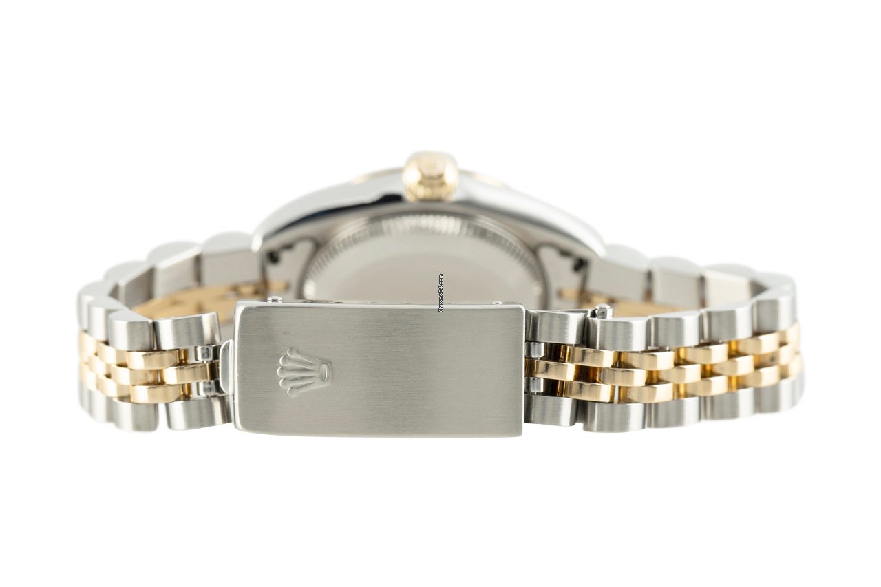 Rolex Oyster Perpetual Womens watch Gold Steel Automatic 76183 6