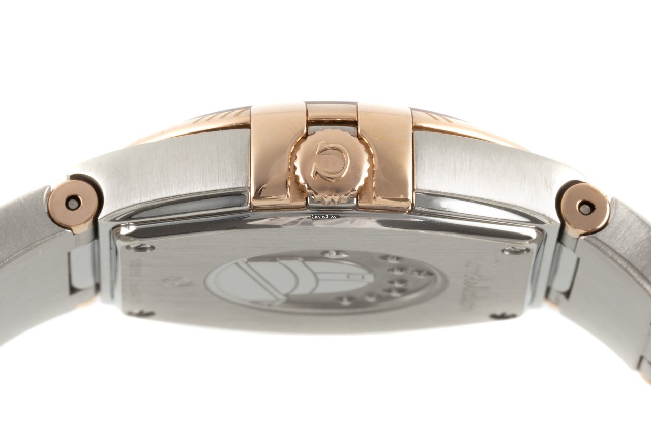Omega Constellation Quartz Womens watch Quartz Gold Steel 123.20.27.60.57.002 6
