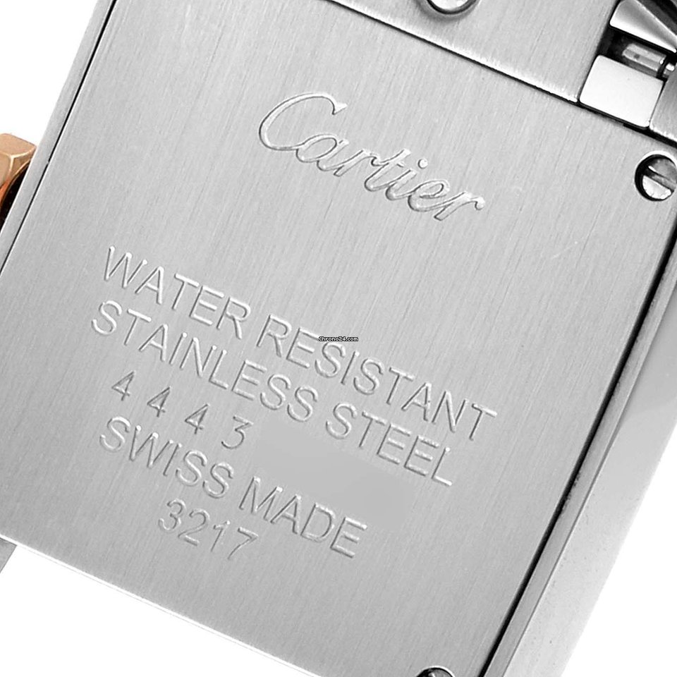 Cartier Tank Francaise Womens watch Quartz Gold Steel WE110004 6